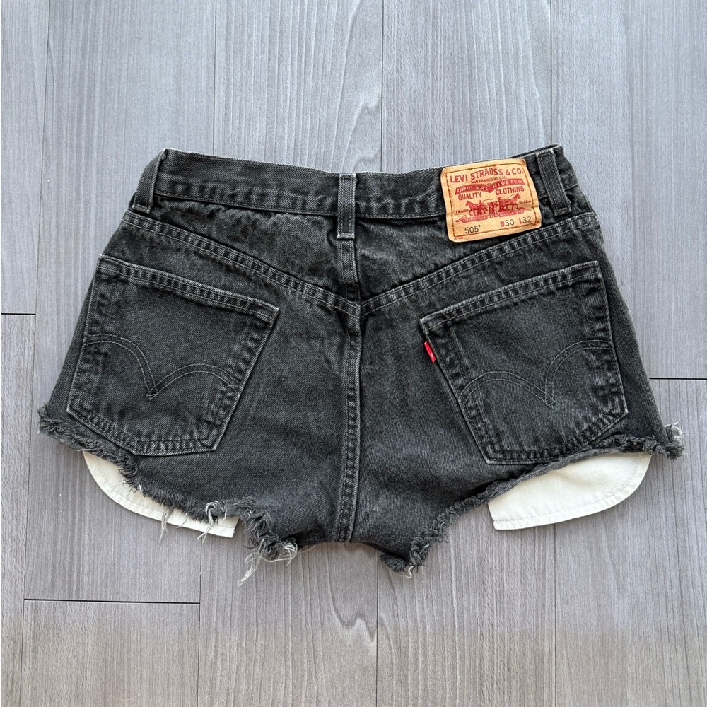 Levi’s black Jean shorts